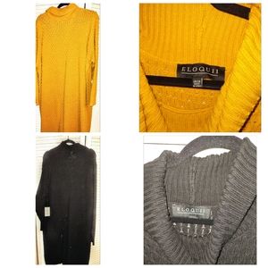 Black Eloquii Sweater Dress